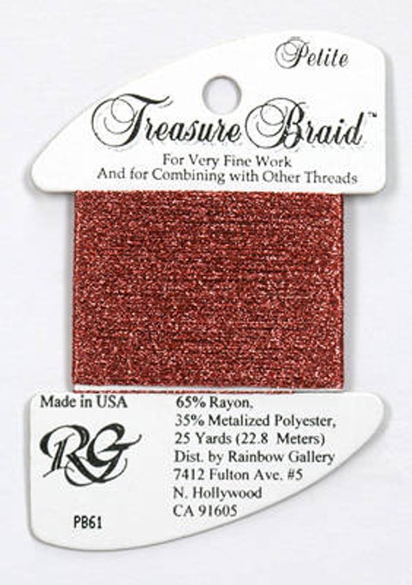 Petite Treasure Braid - Dark Peony - 61