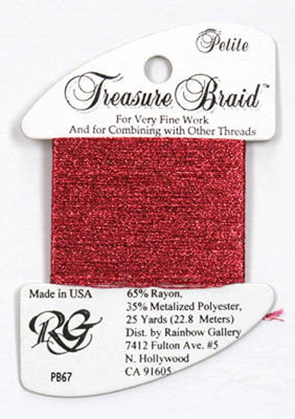 Petite Treasure Braid - Raspberry - 67