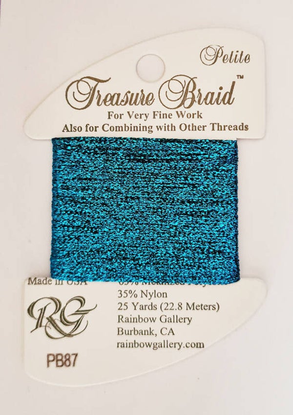 Petite Treasure Braid - Mediterranean Blue - 87