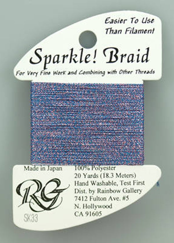 Sparkle braid - Blue Violet - 33