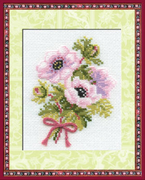 Borduurpakket - Anemones