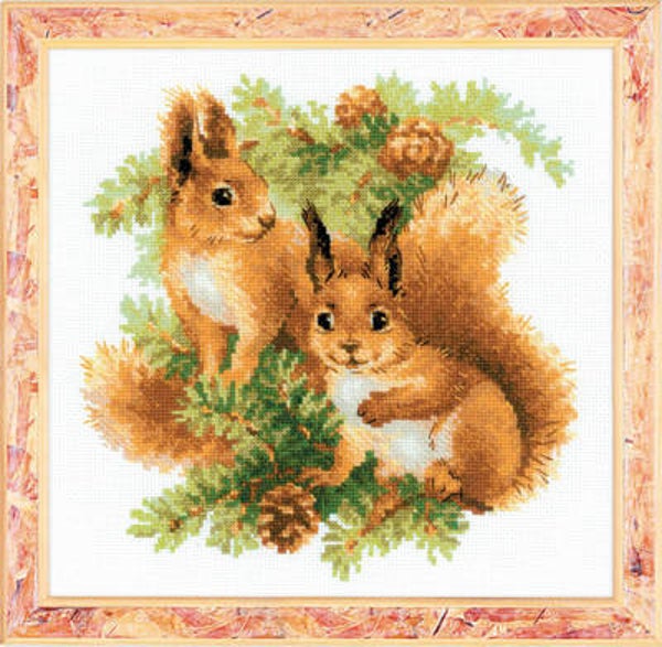 Borduurpakket - Squirrels
