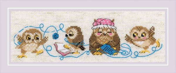 Borduurpakket - The Owl Family