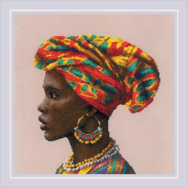 Borduurpakket - Amazing Women - Africa