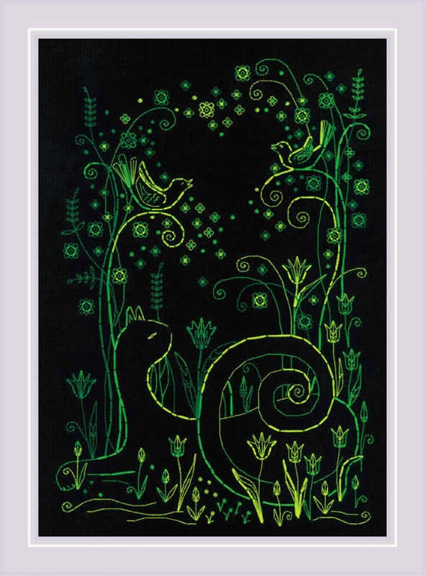 Borduurpakket - Cats - Spring Melody