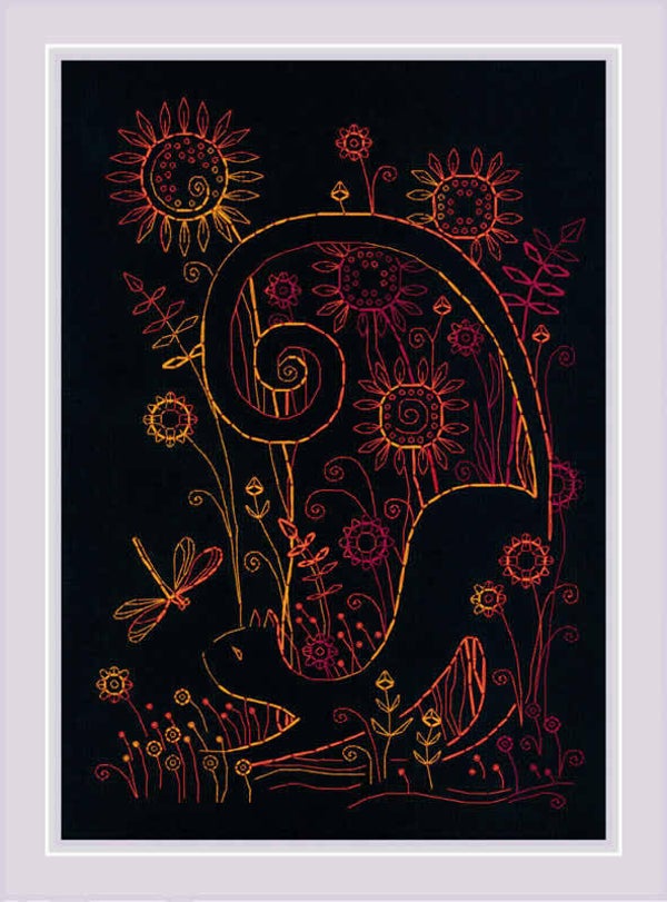 Borduurpakket - Cats - Summertime