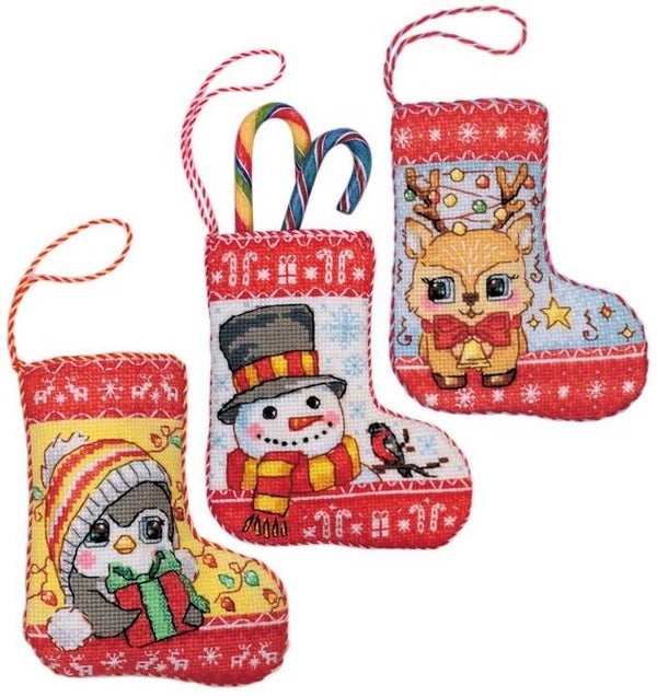 Borduurpakket - Christmas Stockings