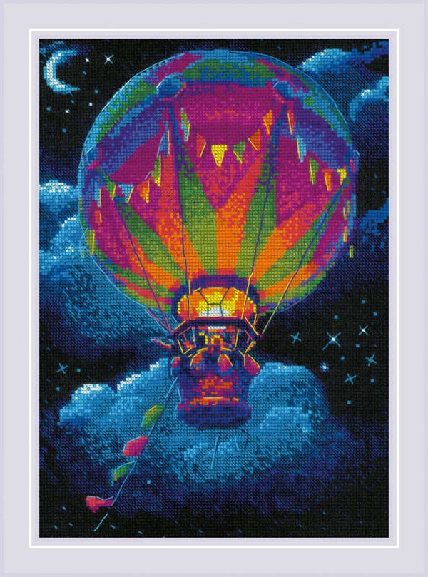 Borduurpakket - Hot Air Balloon