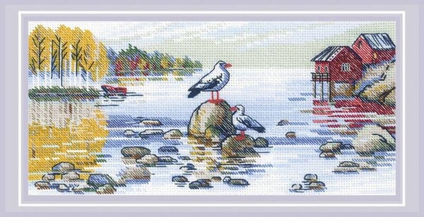 Borduurpakket - By the Lake