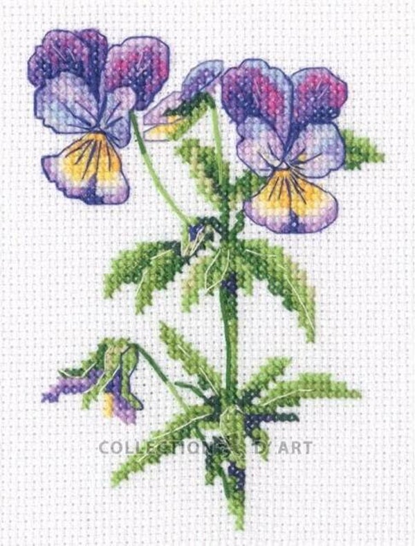 Borduurpakket - Violet