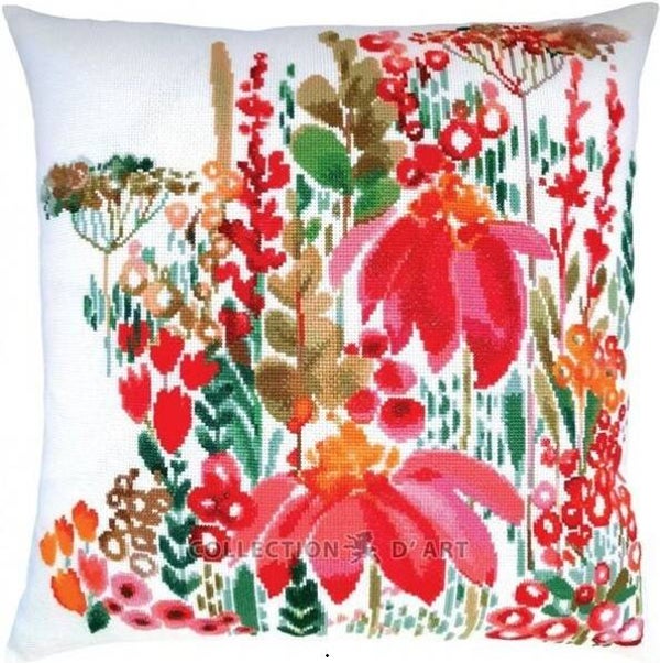 Borduurpakket - Flower Watercolor