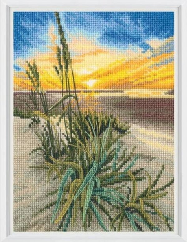 Borduurpakket - Sunset on the Sea