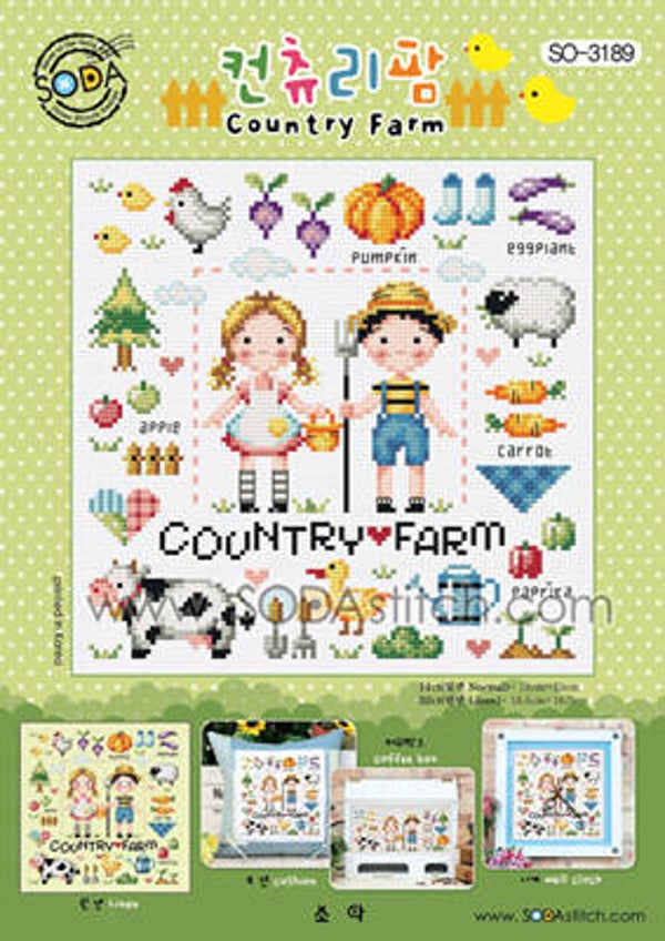 Borduurpatroon - Country Farm