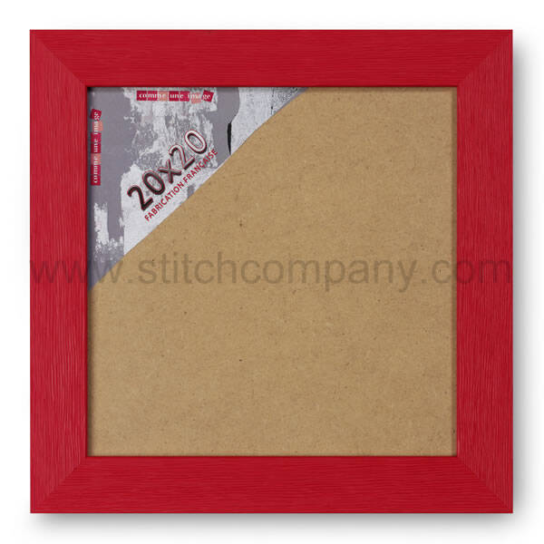 Wissellijst Hout 20 x 20 cm - Rood