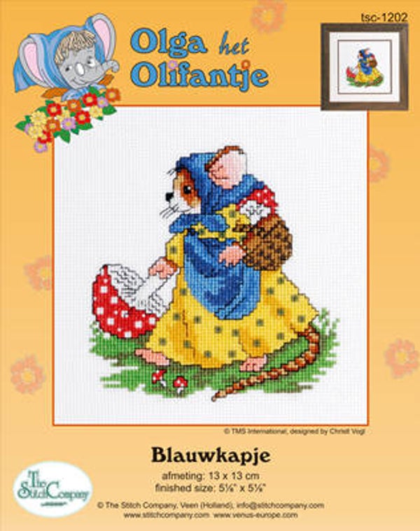 Borduurpakket - Blauwkapje