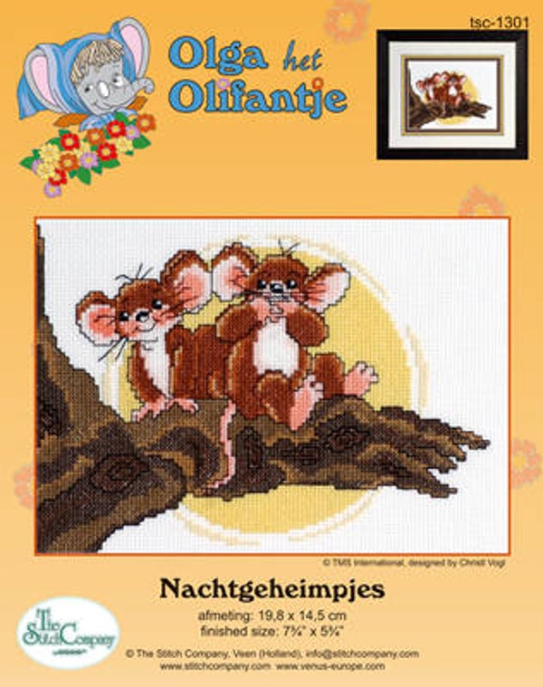 Borduurpakket - Nachtgeheimpjes