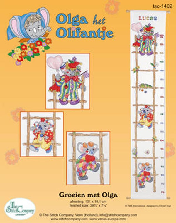Borduurpakket - Groeien met Olga
