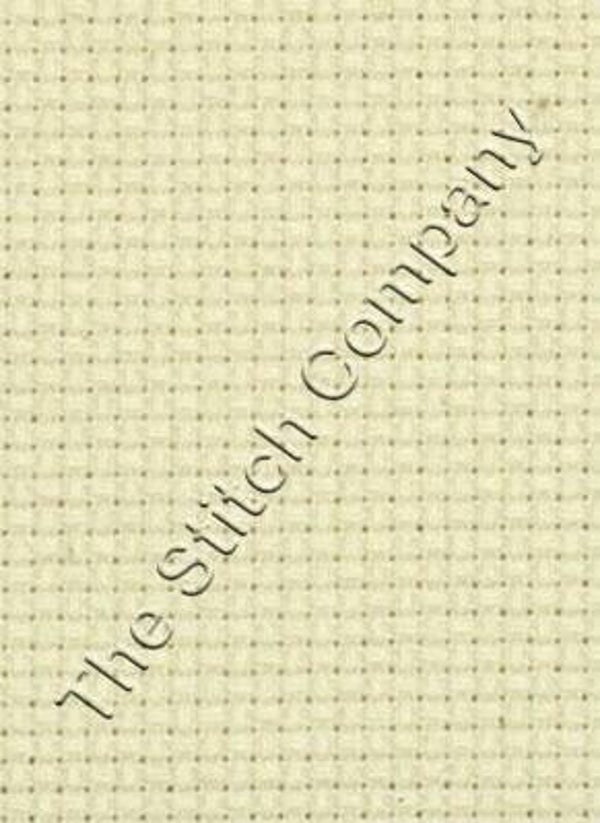 Borduurstof - Aida 14 count - Ecru (50 x 45 cm)