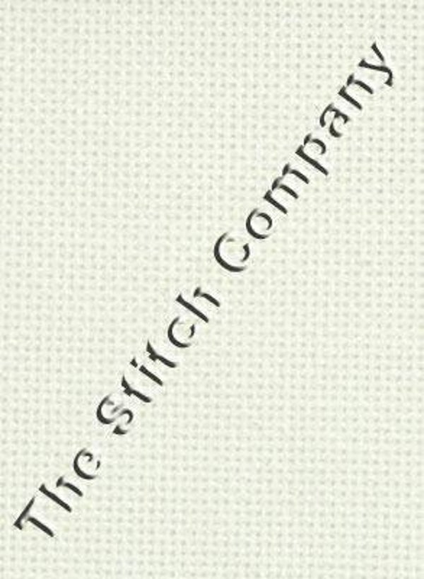 Borduurstof Evenweave 25 count - Wit (50 x 45 cm)