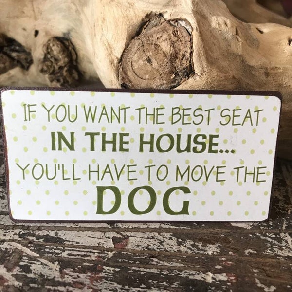 Magnet „If you want the best seat…dog.“