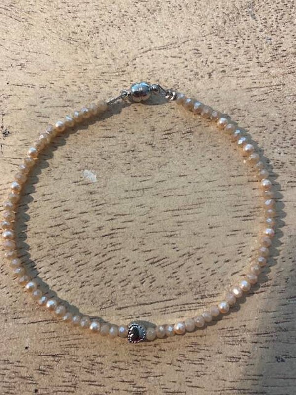 Armband nude XL | Herz