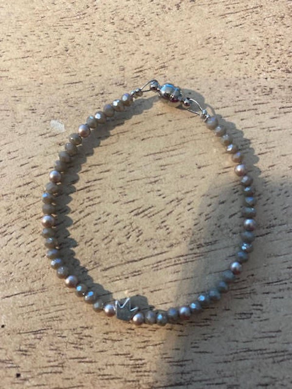 Armband taupe S | Krone