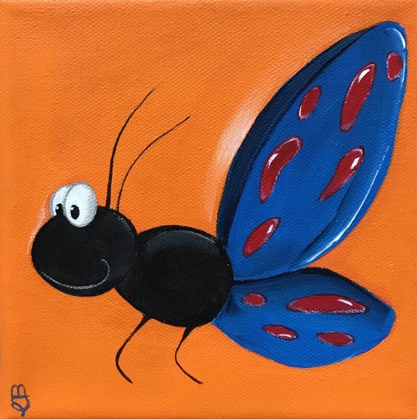 15x15 cm Schmetterling „Smutje“