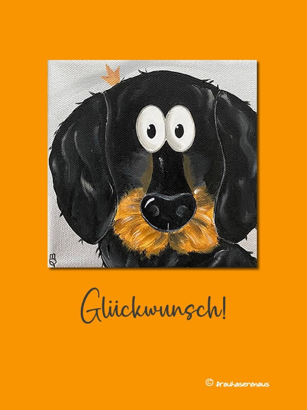 Karte "Glückwunsch!"