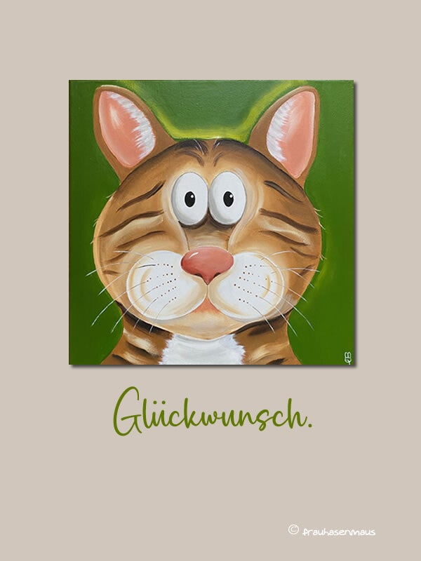 Karte "Glückwunsch"