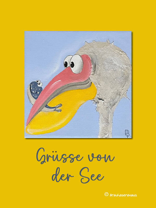 Karte "Grüsse von der See."