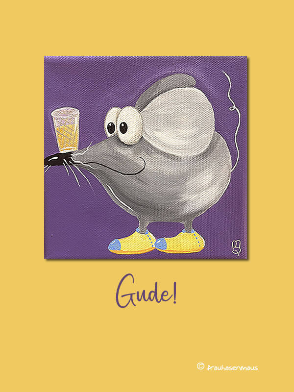 Karte "Gude!"