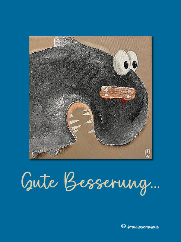 Karte "Gute Besserung."