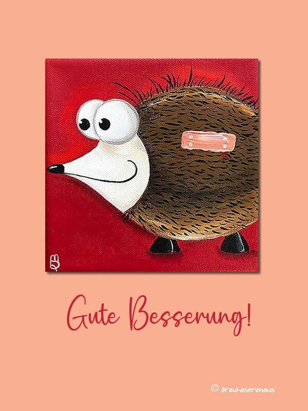 Karte "Gute Besserung!"