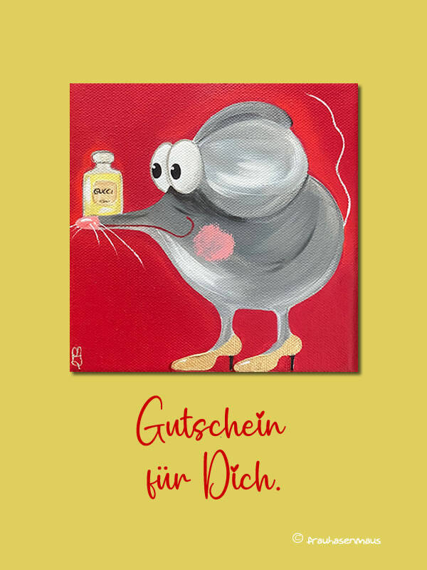 Grußkarte "Gutschein für Dich"