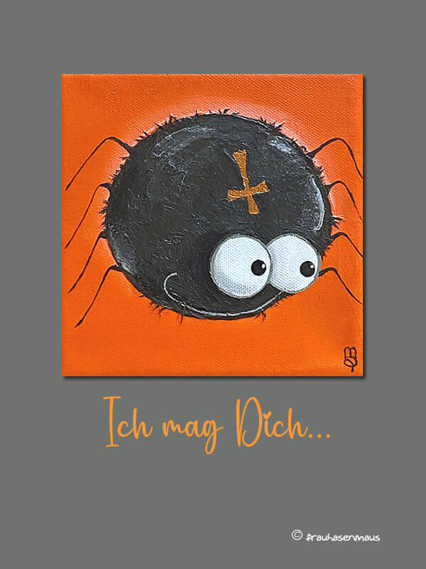 Karte "Ich mag Dich..."