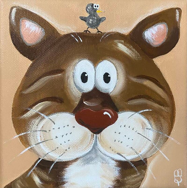 15x15 cm Katze“Kimi“