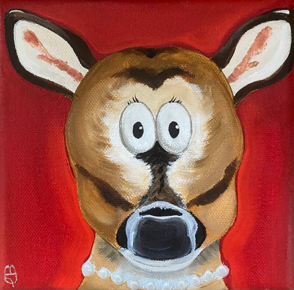 15x15 cm Reh „Renate“