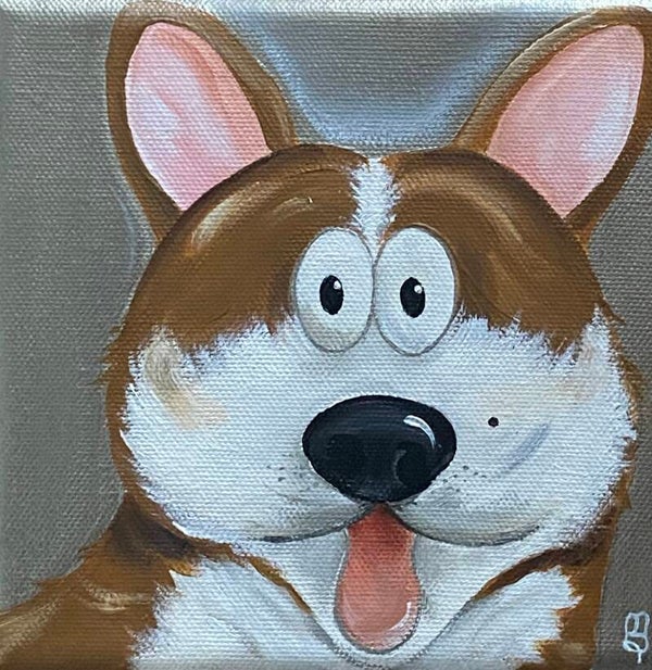 15x15 cm Corgie „Carla“