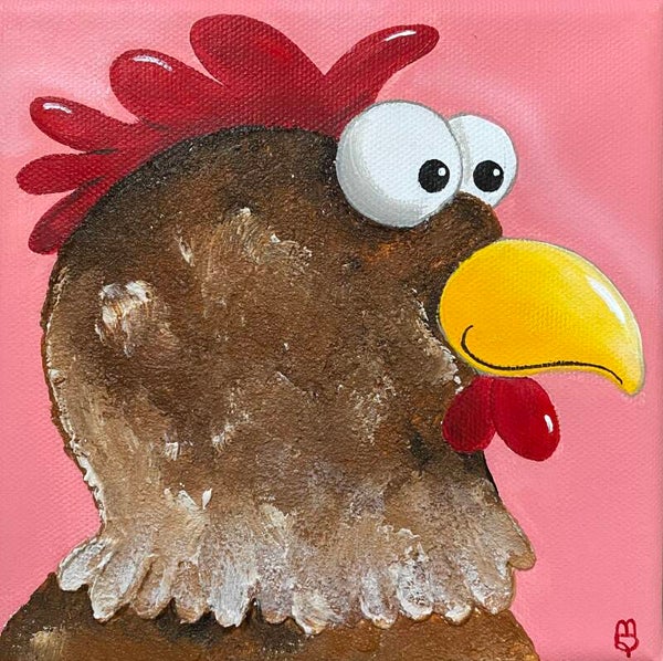 15x15 cm Huhn „Hannelore“