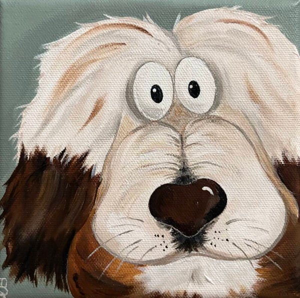 15x15 cm Hund „Herrmann“