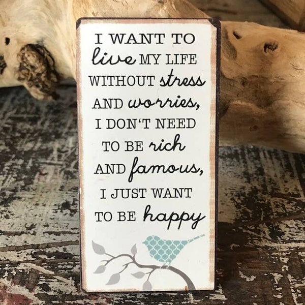 Magnet "I want to live my life...."