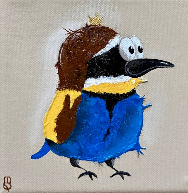 15x15 cm Vogel „Valentin“