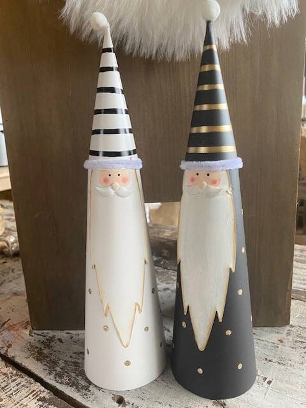 Santa Teal schwarz+weiß