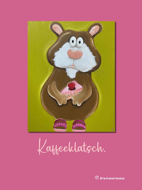 Karte "Kaffeeklatsch."