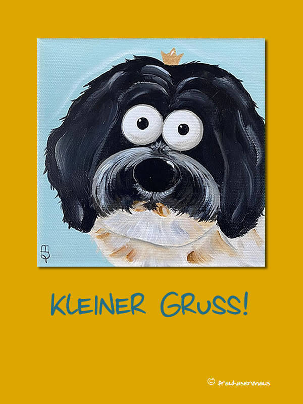 Karte "Kleiner Gruss!"