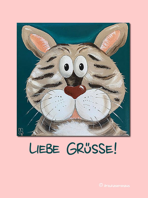 Karte "Liebe Grüsse!"