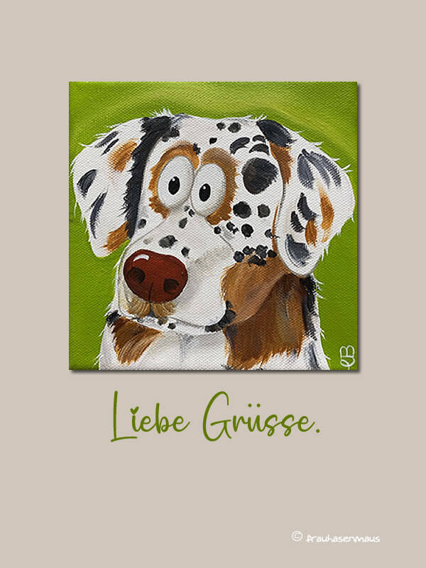 Grußkarte "Liebe Grüsse."