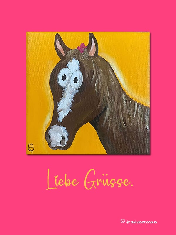 Karte "Liebe Grüsse."