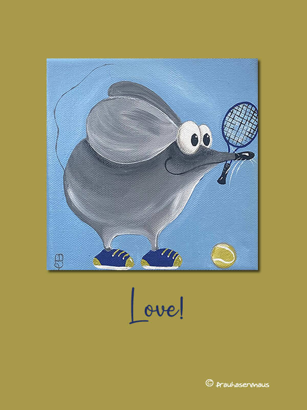 Karte "Love!"