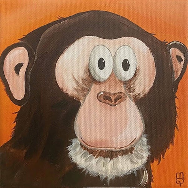 15x15 cm Affe „Arnold“